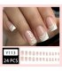 NA087 -  White Multi-Stripes Nails